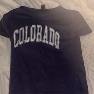 Streetwear Society Navy Blue Kids Tee with Colorado Print